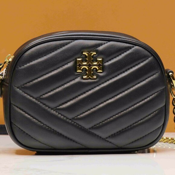 Kira Chevron Small Camera Bag by Tory Burch - Picture 1 of 6
